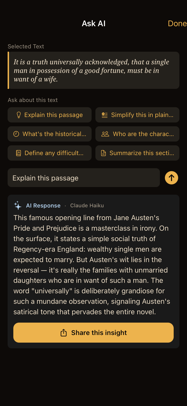 Vela AI reading companion